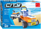Lobbes speelgoed bv lobbes bouwset strand reddingsdienst truck jetski 124-delig speelgoed.