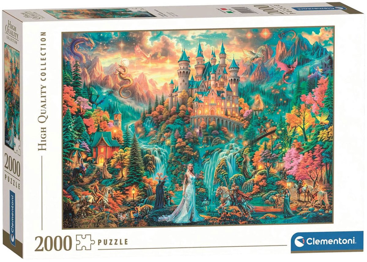 Clementoni - legpuzzel legends of the hidden realm 2000 stukjes volwassenen.