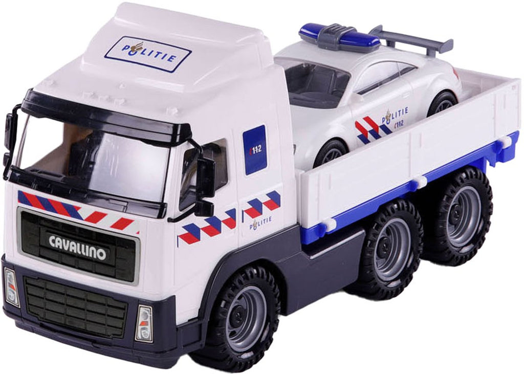 Cavallino politievrachtwagen en politieauto, schaal 1:16