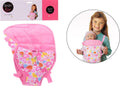 Johntoy - Johntoy Baby rose buikdraagzak voor poppen