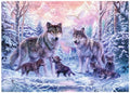 Ravensburger - puzzel legpuzzel arctische wolven - 1000 stukjes dieren.