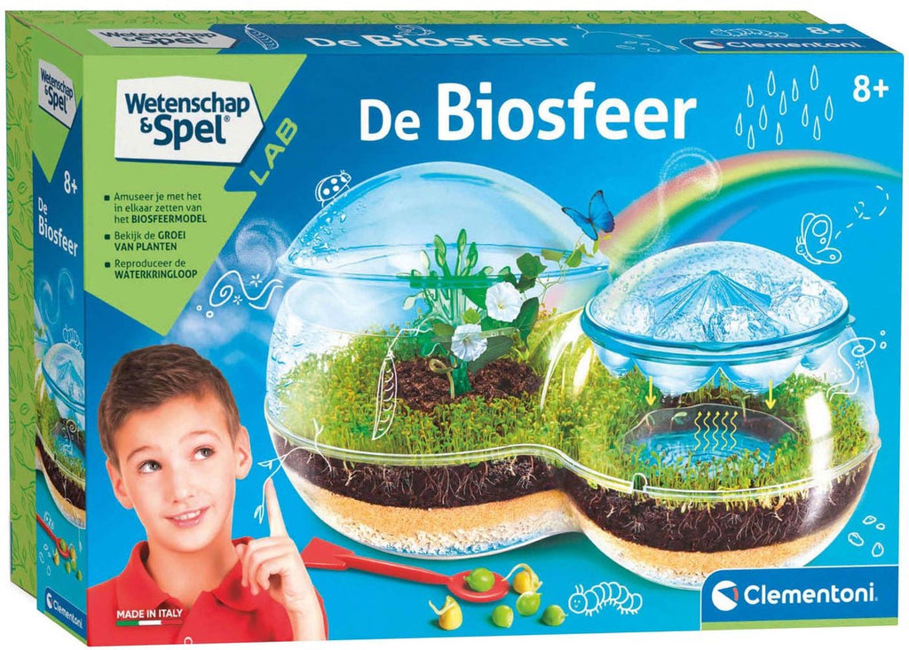 Clementoni - wetenschap & spel - de biosfeer - experimenteerdoos - wetenschapslab - vanaf 8 jaar