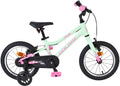 Volare milano kinderfiets - meisjes - 14 inch - mintgroen - twee handremmen