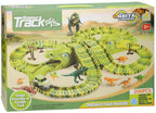 Lobbes Speelgoed- Lobbes Speelgoeddinotrack - racebaan met dino's - 200-delige set - 3+ jaar