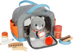 Small foot - knuffel kat met draagtas en verzorgingsset