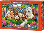 Castorland pets in the park – puzzel – 1.000 stukjes – satijnen afwerking – perfecte pasvorm – europese kwaliteit