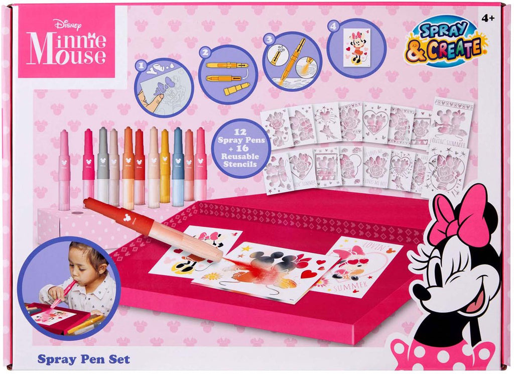 Canenco - Canenco Minnie mouse blaaspennen deluxe set