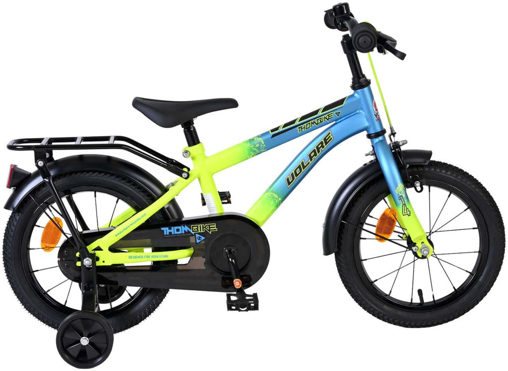 Volare - thombike kinderfiets - jongens - 14 inch - blauw/geel