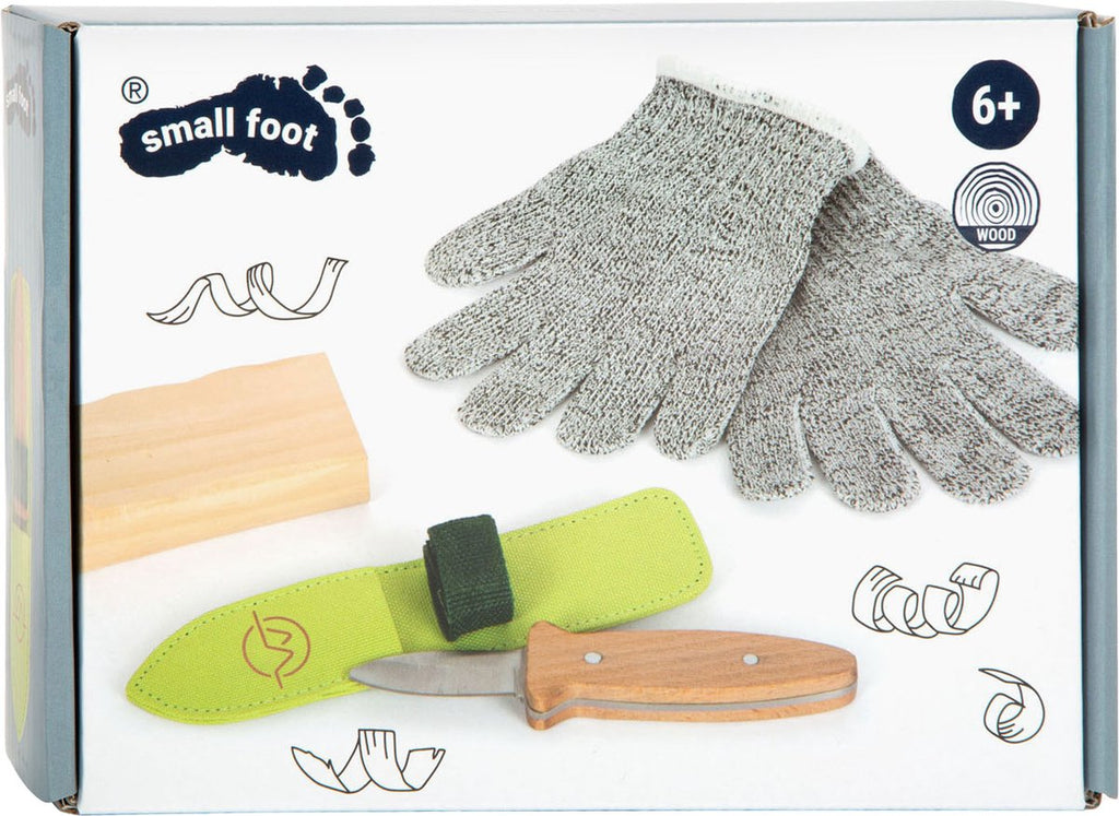 Small foot - houtsnijden en bewerken ontdekset, 5dlg.