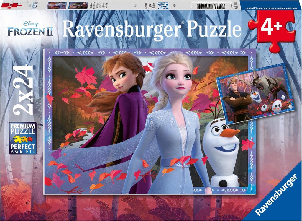 Ravensburger puzzel disney frozen 2 - 2x24 stukjes - kinderpuzzel