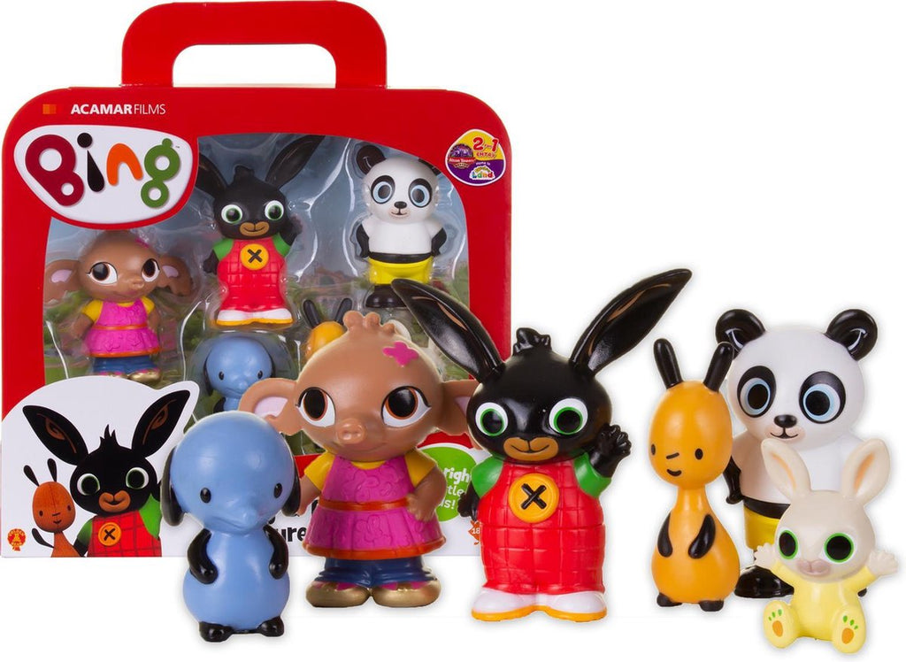 Bing koffer met 6 speelfiguren