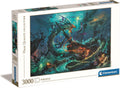 Clementoni legpuzzel the underwater battle, 3000st.
