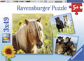 Ravensburger puzzel schattige pony's - 3x49 stukjes - kinderpuzzel