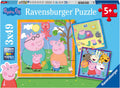 Ravensburger puzzel peppa pig - legpuzzel - 3x49 stukjes