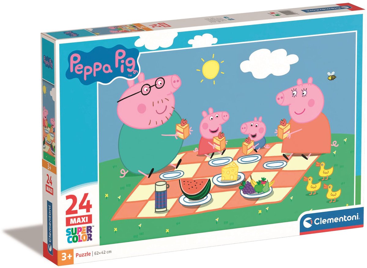 Clementoni - maxi puzzel peppa pig 24 stuks