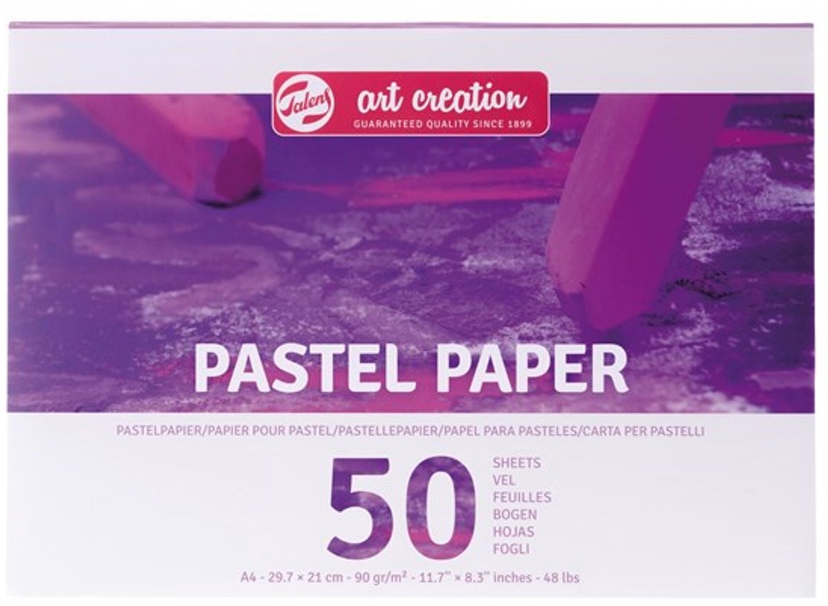Talens art creation pastelpapier a4 100 g 50 vellen