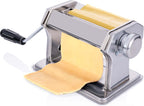 Alpina pastamaker handmatig - rvs - tafelklem - spaghetti, ravioli, lasagne