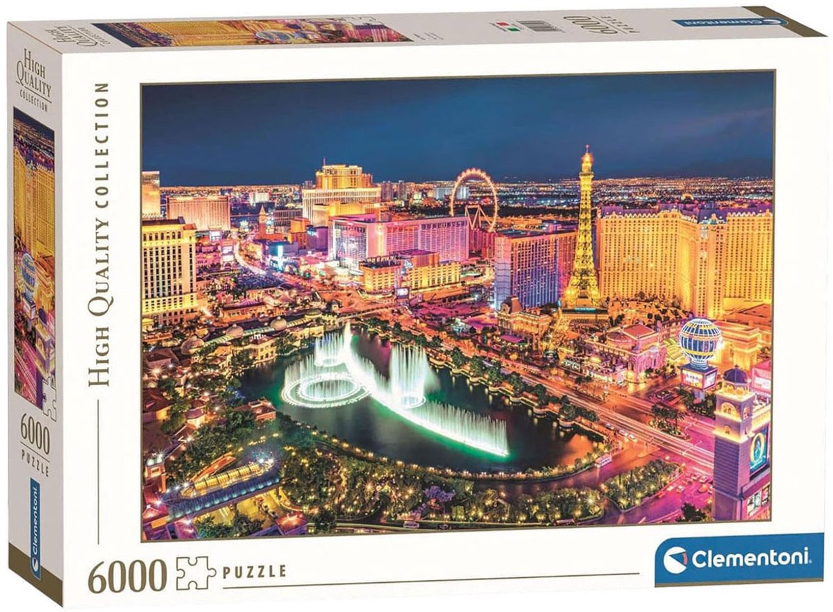 Clementoni - legpuzzel las vegas - 6000st.