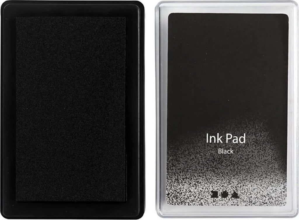 Creativ company stempelinkt, zwart, h: 2 cm, afm 9x6 cm, 1 stuk