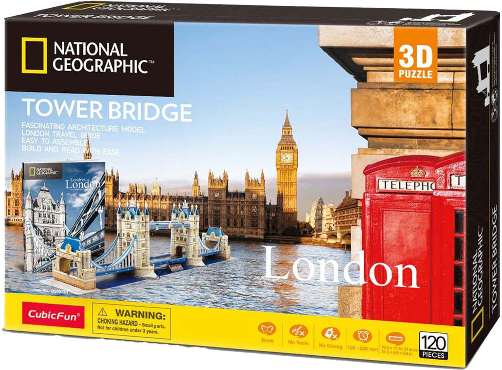 Cubic fun 3d puzzel national geographic tower bridge