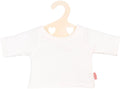 Heless - Heless Poppen t-shirt wit op kledinghanger maat 28-35 cm