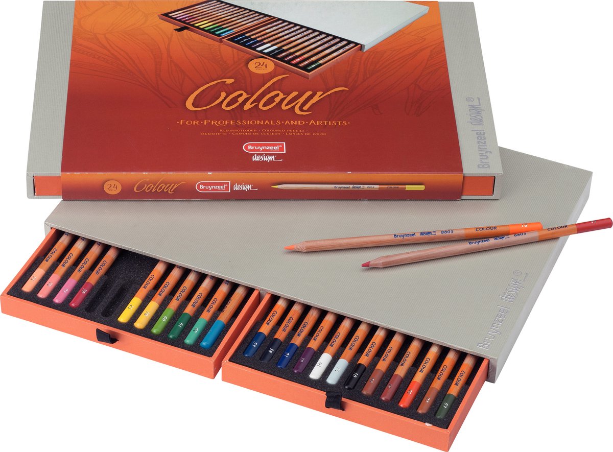 BRUYNZEEL - BRUYNZEEL colour box 24 kleurpotloden