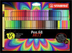 STABILO - STABILO pen 68 - viltstift - arty - set met 65 stuks