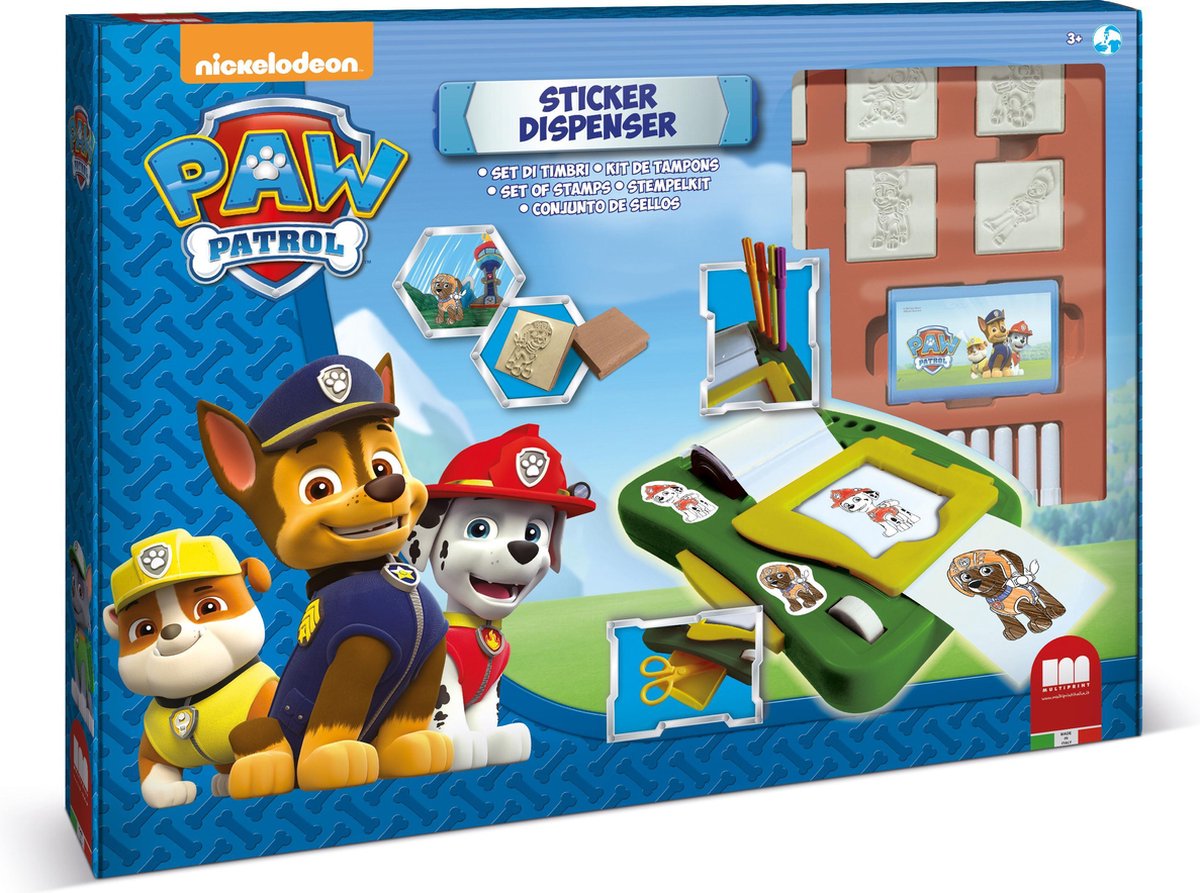 Multiprint - Multiprint Paw patrol stickermachine set