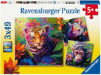 Ravensburger legpuzzel jungle babies, 3x49st.