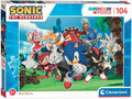 Clementoni - legpuzzel sonic 104 stuks