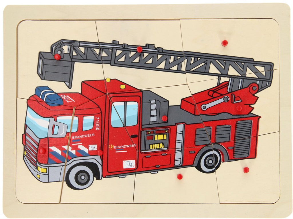 Playwood - wood / roel noppen puzzel brandweer