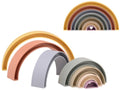 Johntoy happy world bio plastic stapel regenboog