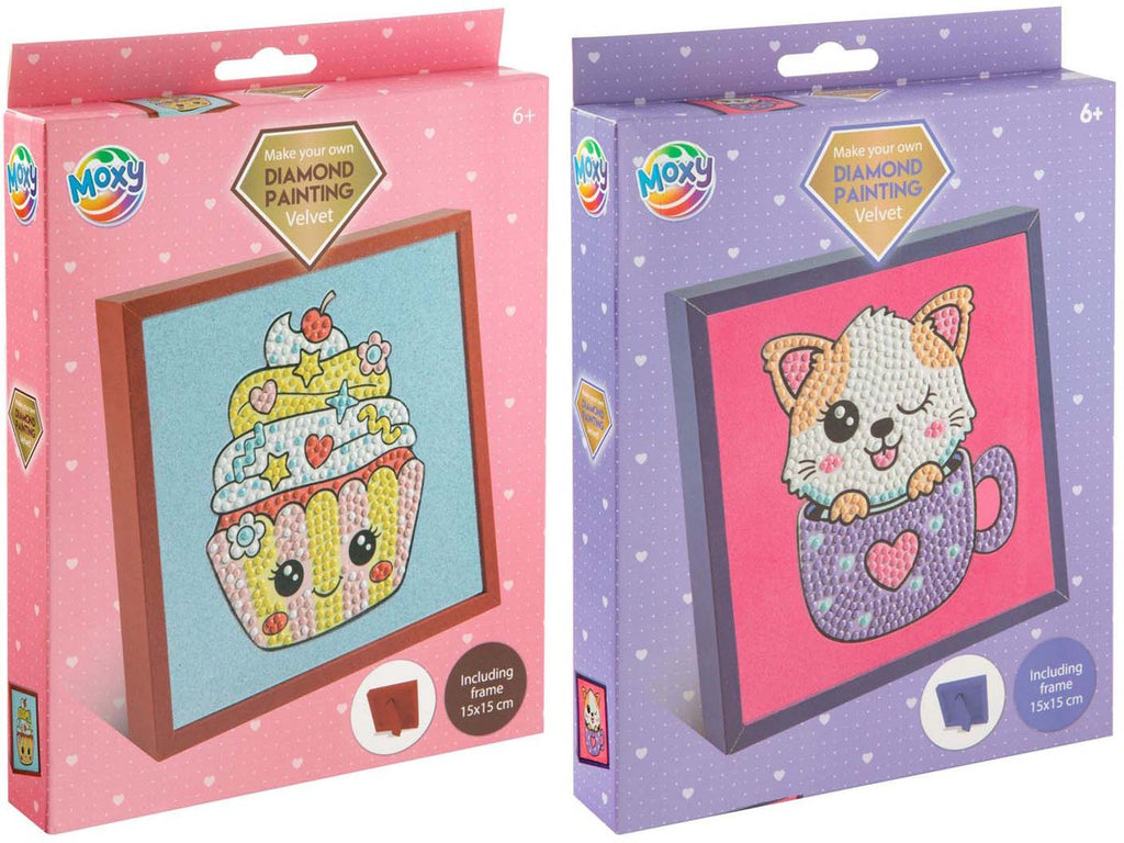Creative craft group diamond painting fluweel incl. lijst
