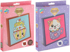 Creative craft group diamond painting fluweel incl. lijst