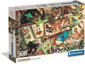 Clementoni - puzzel - 500 stukjes - de vlinderverzamelaar - puzzel voor volwassenen - high quality collection