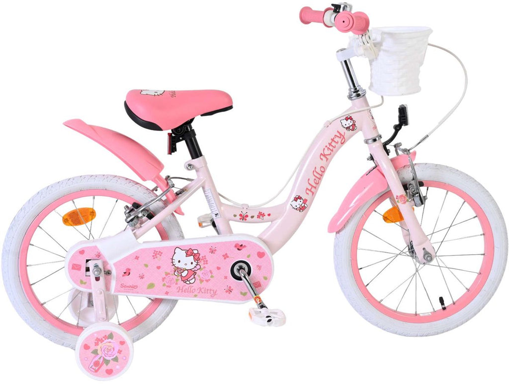 Volare - Hello kitty kinderfiets - meisjes - 16 inch - roze - twee handremmen