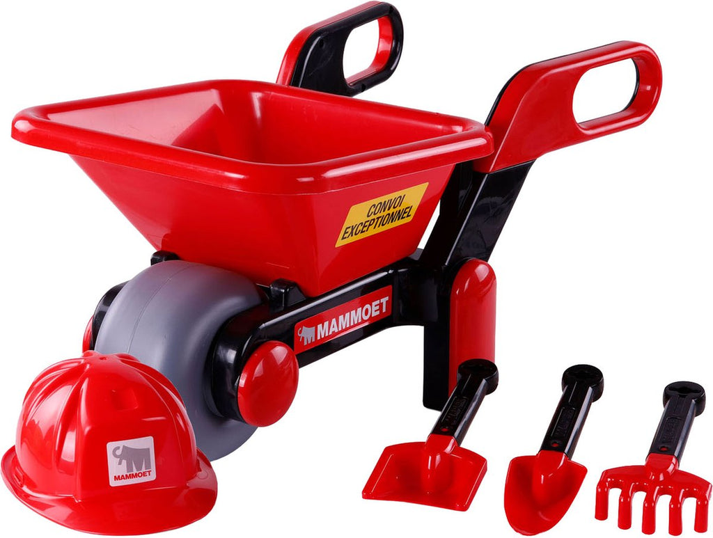 Cavallino mammoet kruiwagen met helm en gereedschap, 5ldg.
