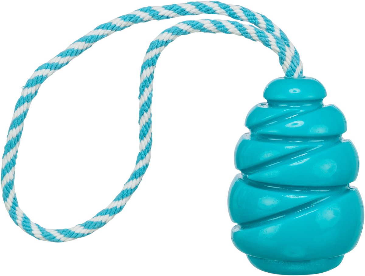 Trixie - jumper kegel aan touw super strong tpr petrol