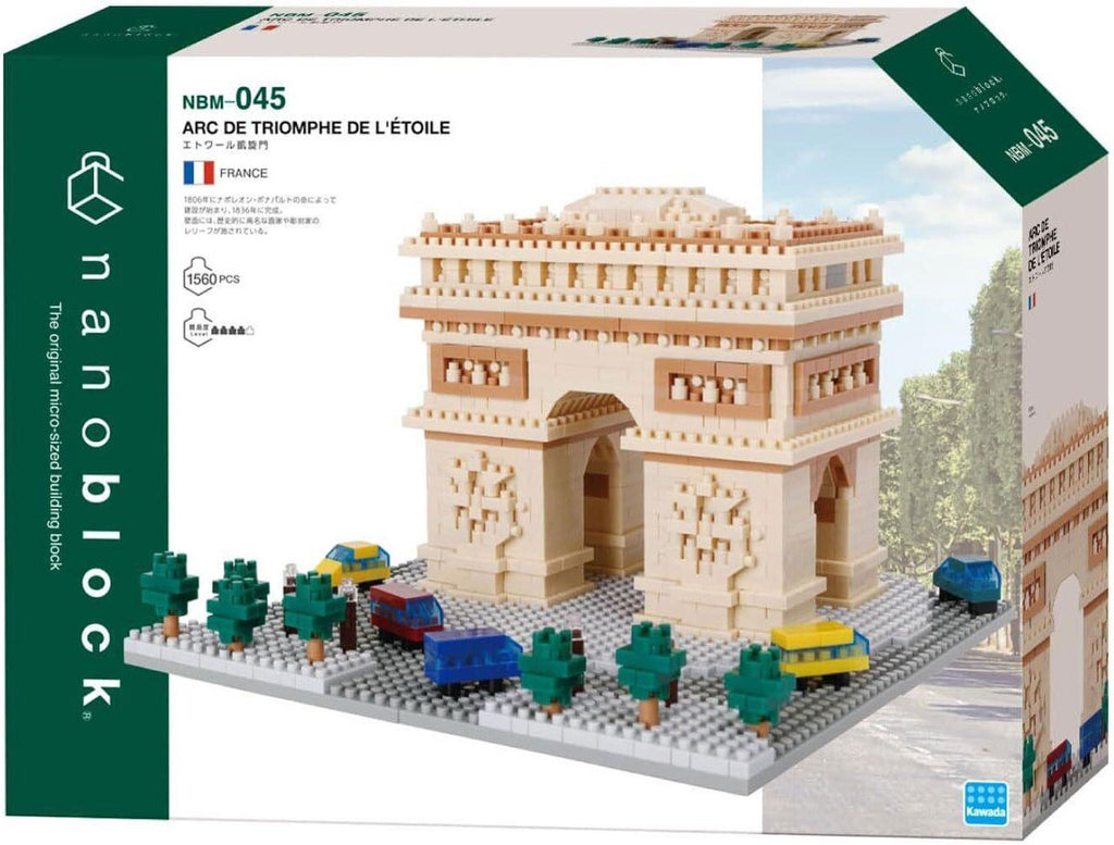 Bandai - Bandai Nanoblock bouwset arc de triomphe deluxe - 1560st.
