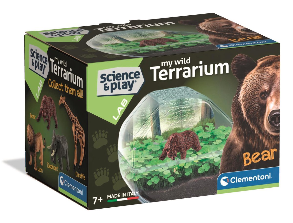 Clementoni - wetenschap & spel my wild terrarium - beer