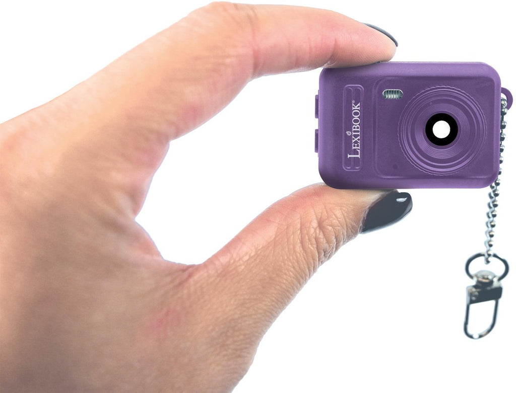 Lexibook - Lexibook Sleutelhanger miniatuur digitale camera lichtroze met ingebouwd flashgeheugen