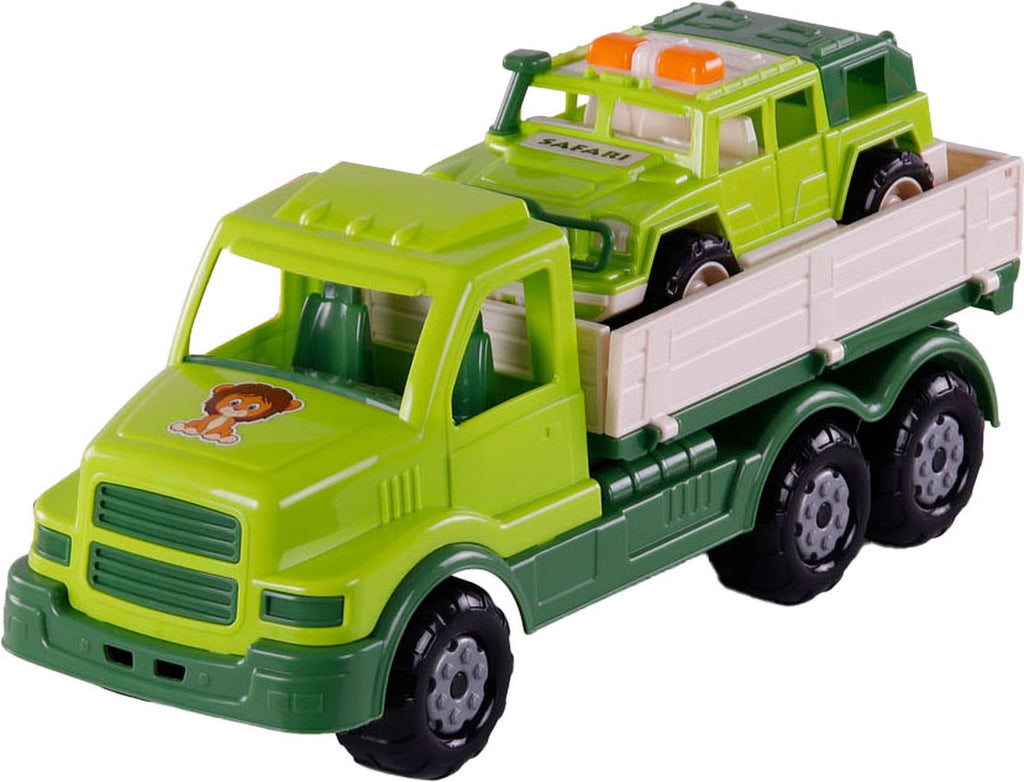 Cavallino - Cavallino xl torpedo vrachtwagen met survival jeep groen 445cm