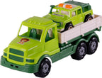 Cavallino - Cavallino xl torpedo vrachtwagen met survival jeep groen 445cm