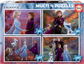 Educa - Educa Frozen 2 legpuzzel 4-in-1 - 50-80-100-150 stuks