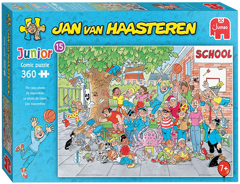 Jan van haasteren legpuzzel junior klassenfoto, 360st.