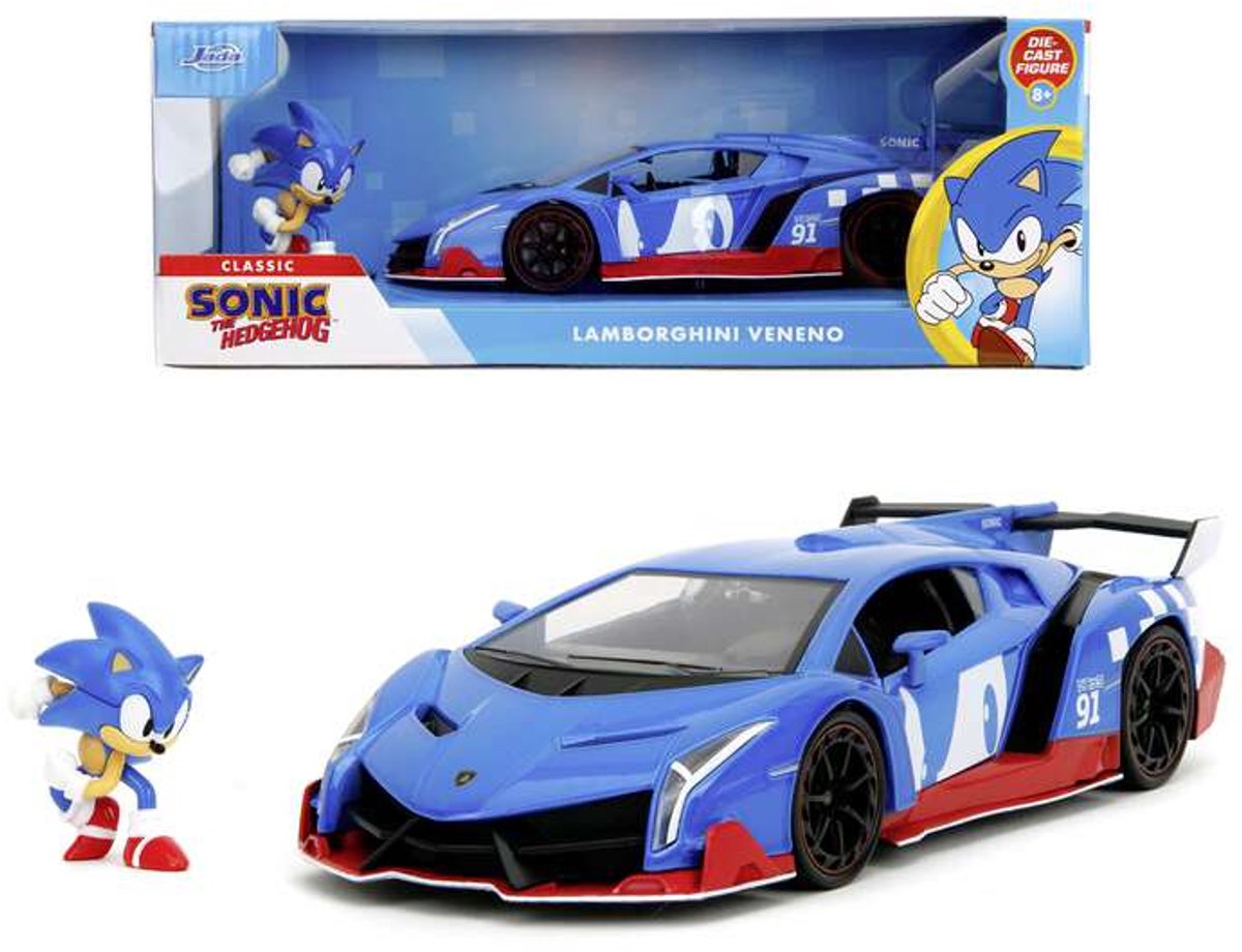 JADA - JADA toys - sonic lamborghini veneno 1:24 - 9335433314r00