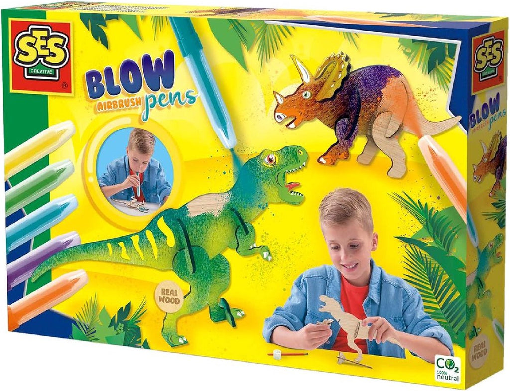 SES Creative - Creative Ses blow airbrush blaaspennen dino's