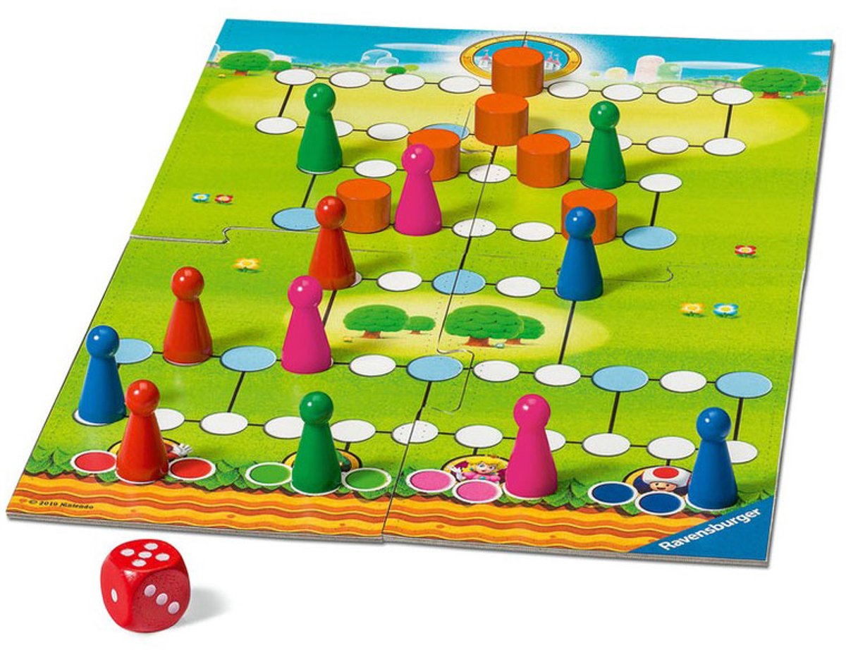 Ravensburger super mario barricade pocketspel – dobbel- en racespel – 2-4 spelers – vanaf 6 jaar