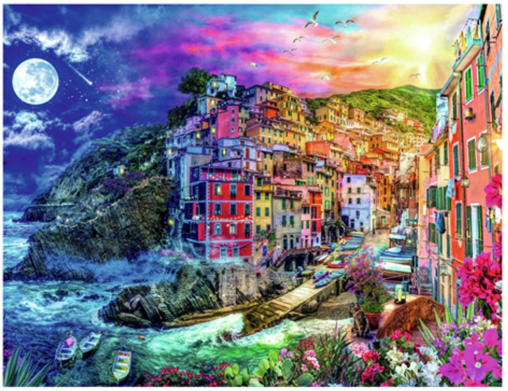 Ravensburger legpuzzel farbenfrohe cinque terre, 2000st.