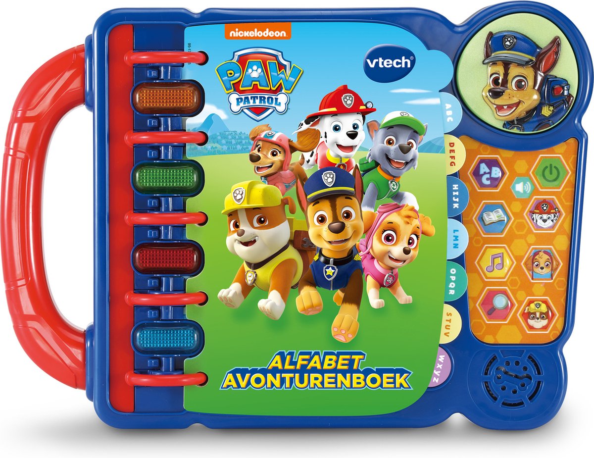 VTech - paw patrol alfabet avonturenboek - educatief speelgoed - interactief boek voor kinderen - vanaf 3 jaar tot 7 jaar